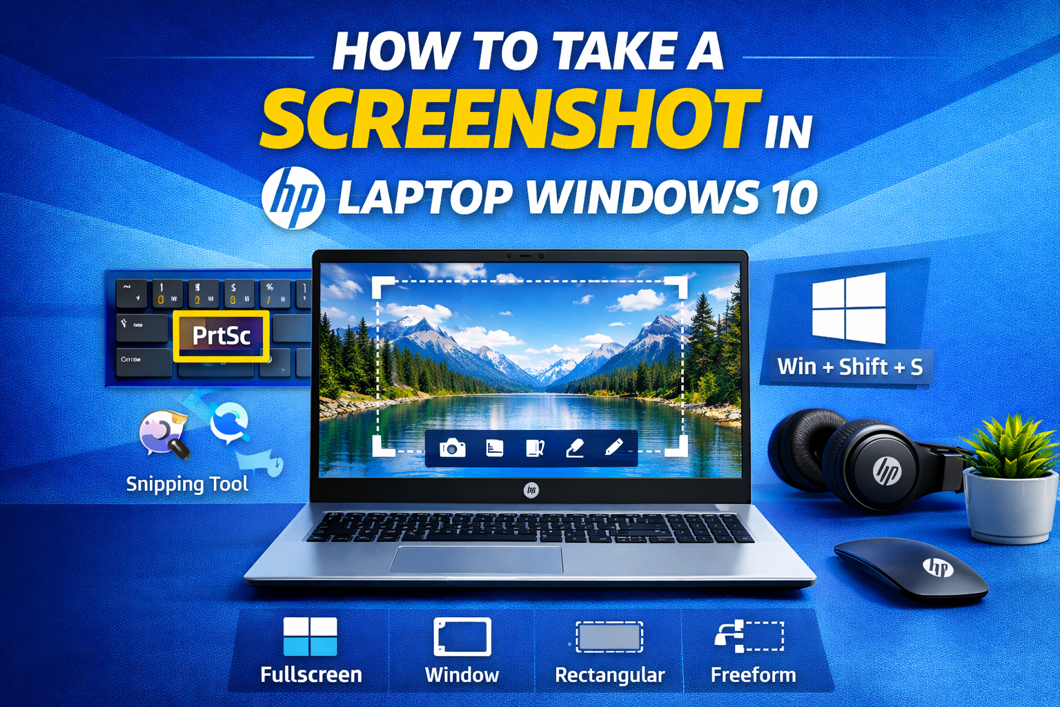 How to Take a Screenshot on an HP Laptop