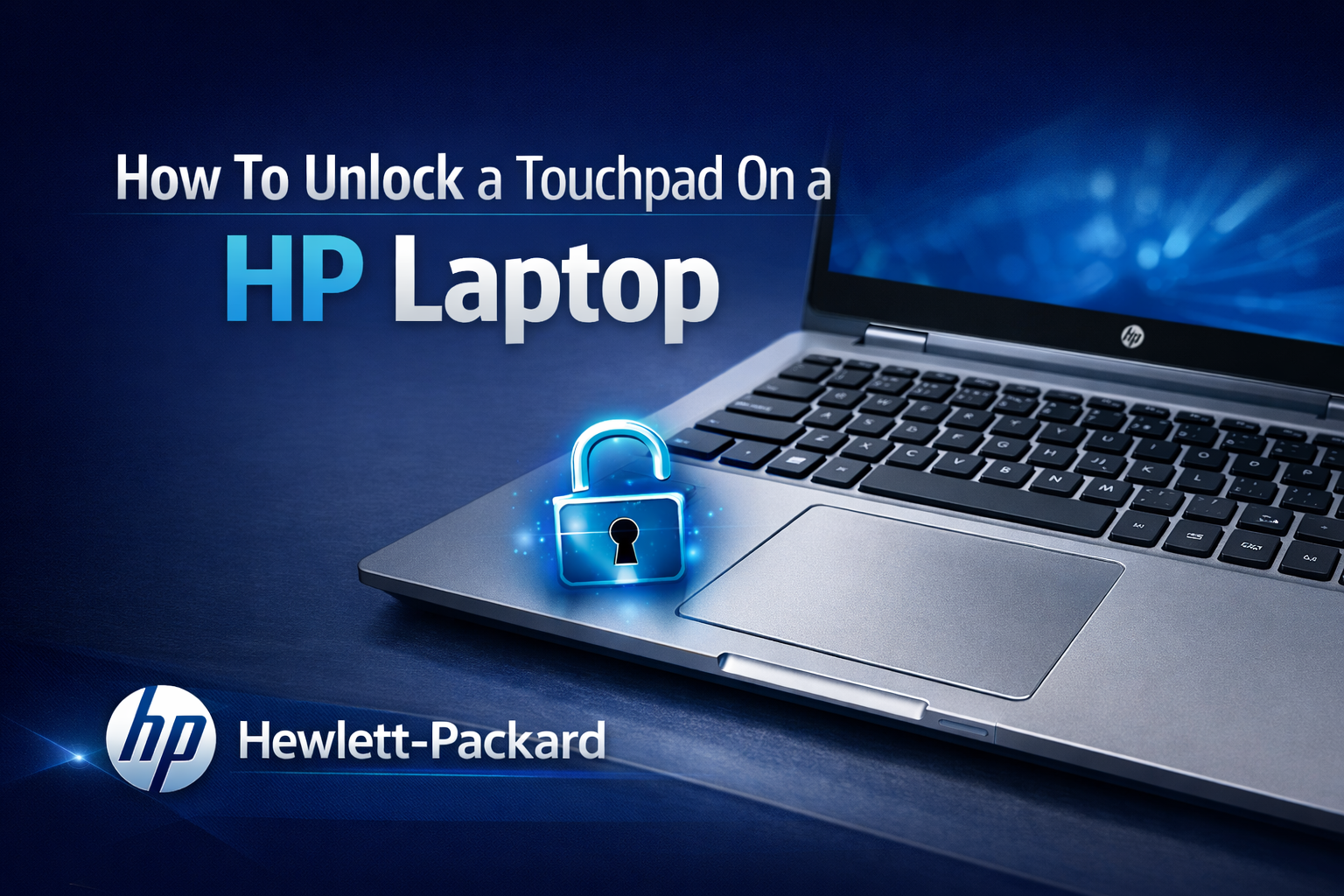 HOW TO unlock the HP touchpad